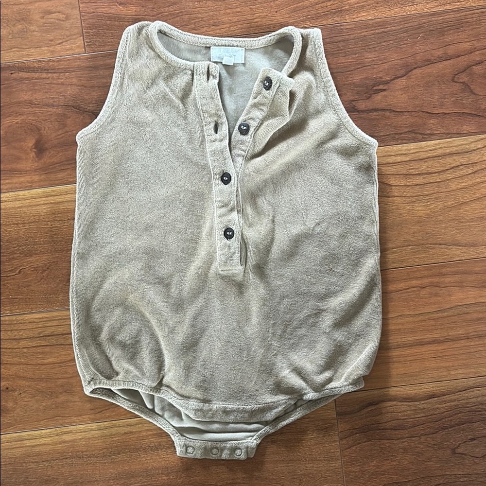 Sleeveless Tan Bodysuit for Kids